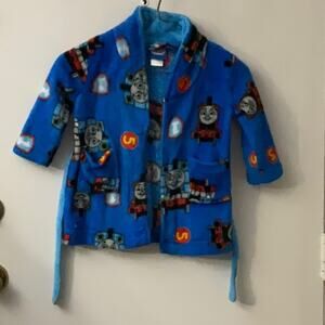 Thomas The Train & Friends Toddler Boys Size 2T Bath Robe PJ Cozy Color Bathrobe